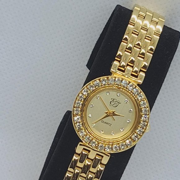 ELIZABETH TAYLOR Gold Tone Ladies Watch - Picture 7 of 8